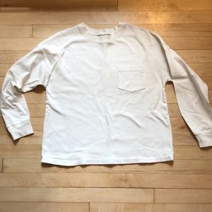 White boxy shirt